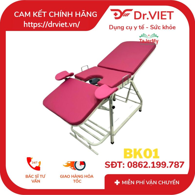 Bàn khám sản phụ khoa Tajermy TJM-BK01