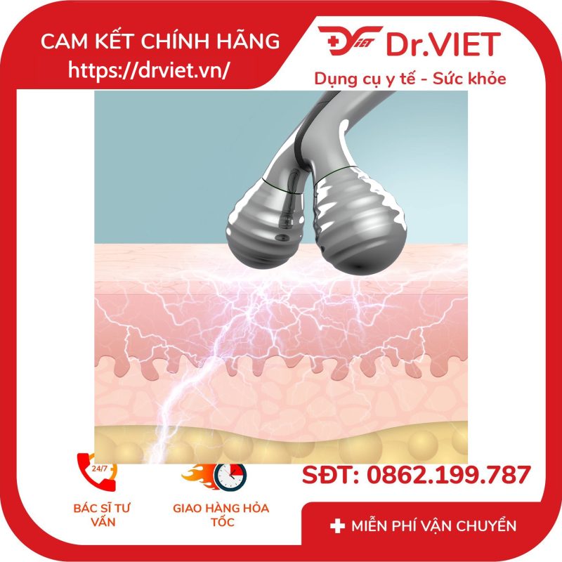 Cây lăn massage điện sinh học Vline Homedics FAC-BR200