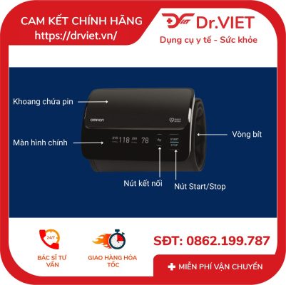 Máy đo huyết áp Omron HEM-7600T 16 Máy đo huyết áp Omron HEM-7600T