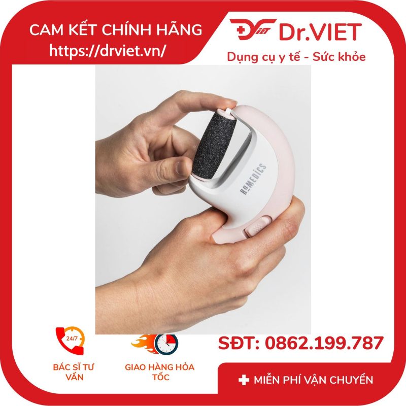 Máy tẩy da chết gót chân Homedics PED-1301