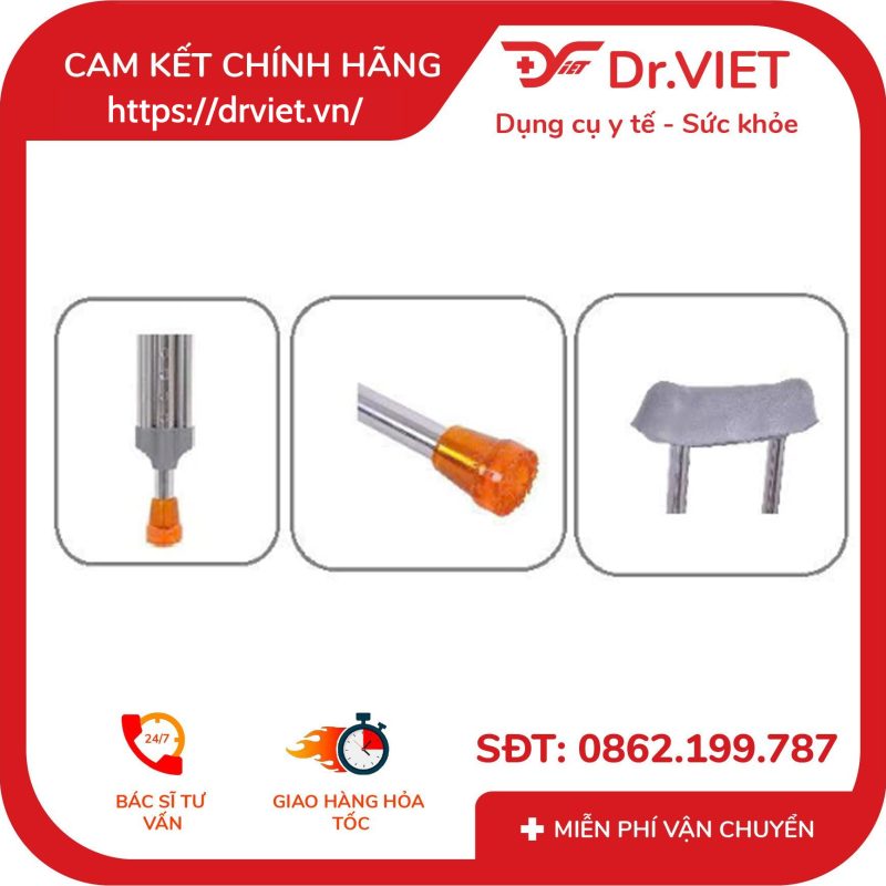 Nạng inox Eco-Crutch C 92S 11 Nạng inox Eco-Crutch C 92S