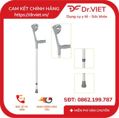Nạng khuỷu tay hợp kim nhôm Lucass C37 15 Nạng khuỷu tay hợp kim nhôm Lucass C37