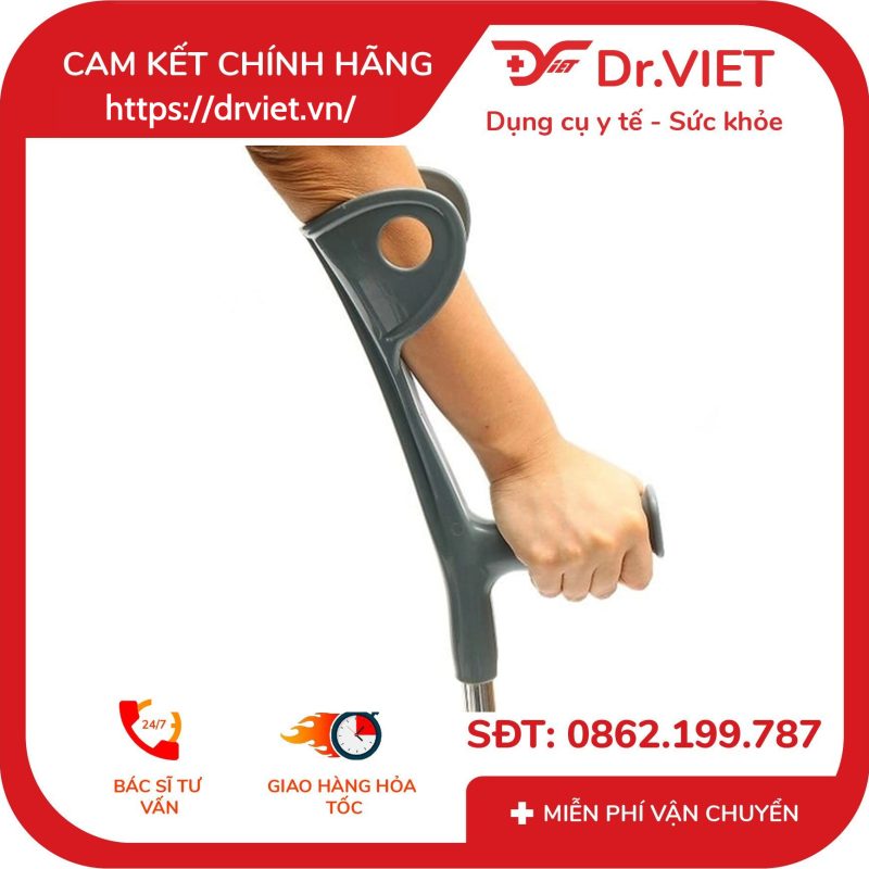 Nạng khuỷu tay hợp kim nhôm Lucass C37 11 Nạng khuỷu tay hợp kim nhôm Lucass C37