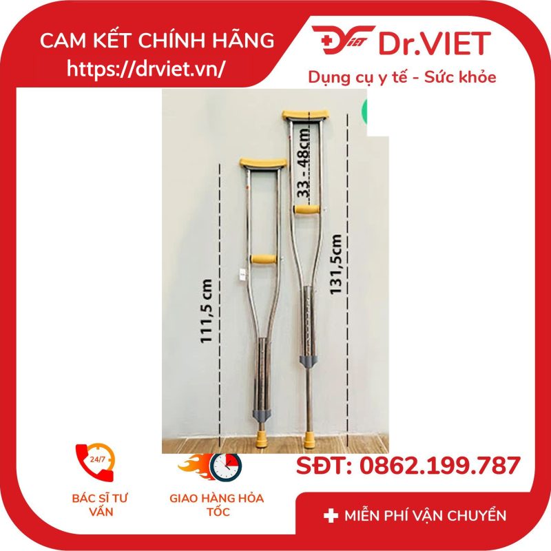 Nạng chống nách Lucass C-31 12 Nạng chống nách Lucass C-31