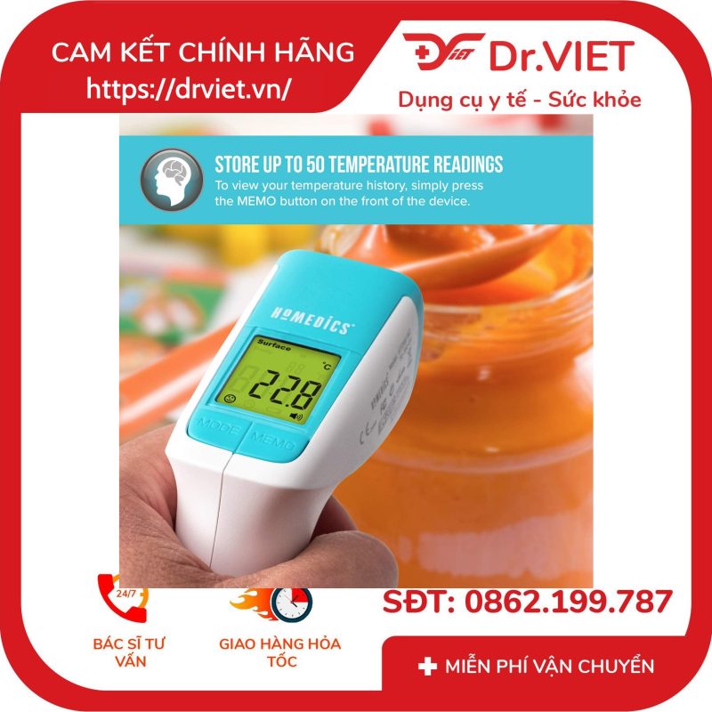 Alternative view of Nhiệt kế hồng ngoại không tiếp xúc USA HoMedics TE-350-EU