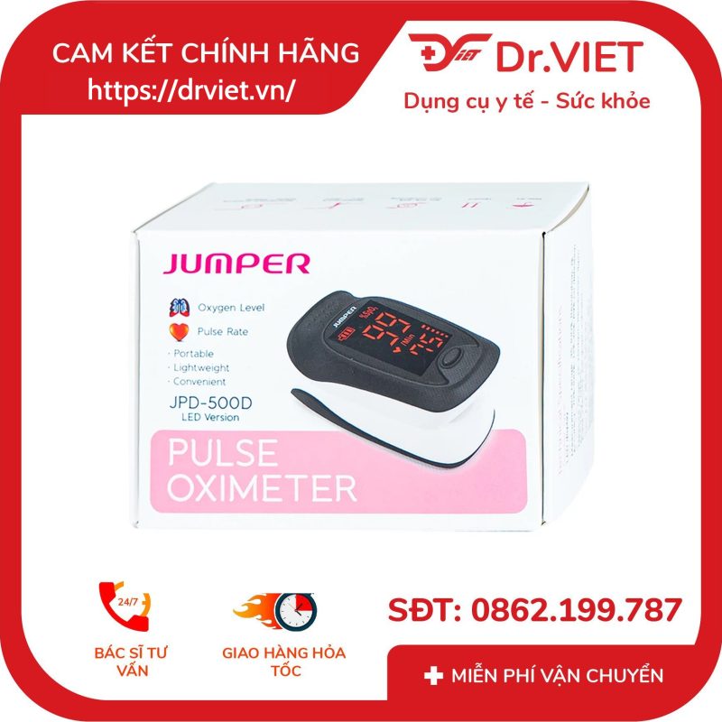 Máy đo nồng độ oxy máu và nhịp tim Jumper JPD-500D (LED) 13 Máy đo nồng độ oxy máu và nhịp tim Jumper JPD-500D (LED)