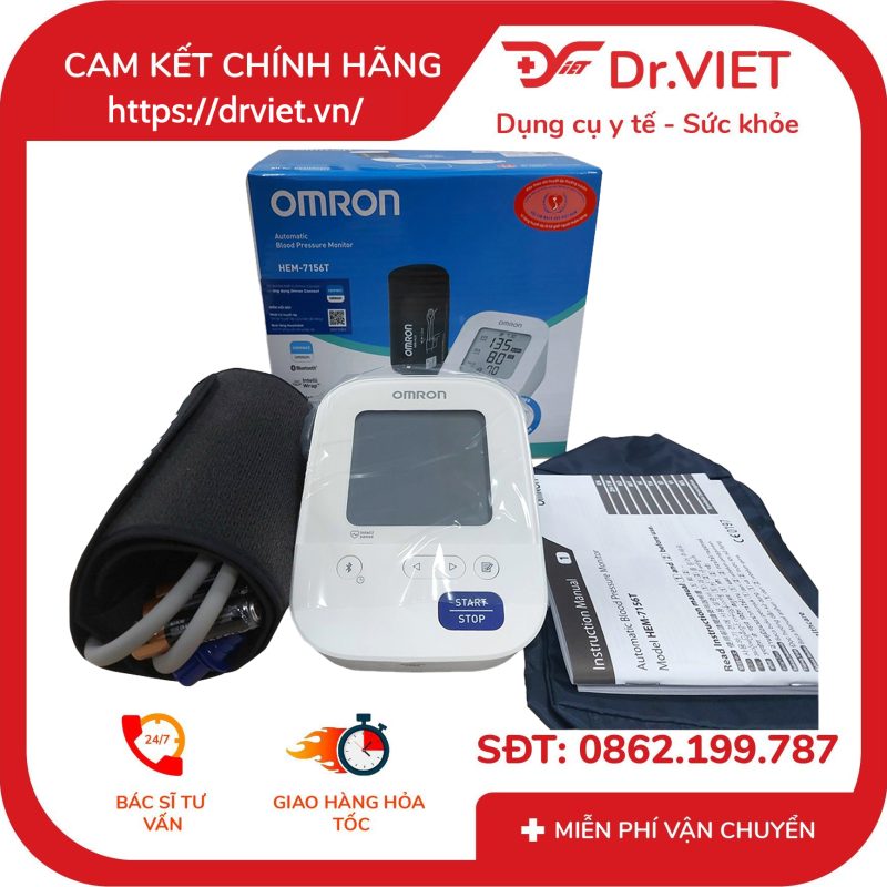 Máy đo huyết áp bắp tay Omron HEM-7156T 13 Máy đo huyết áp bắp tay Omron HEM-7156T