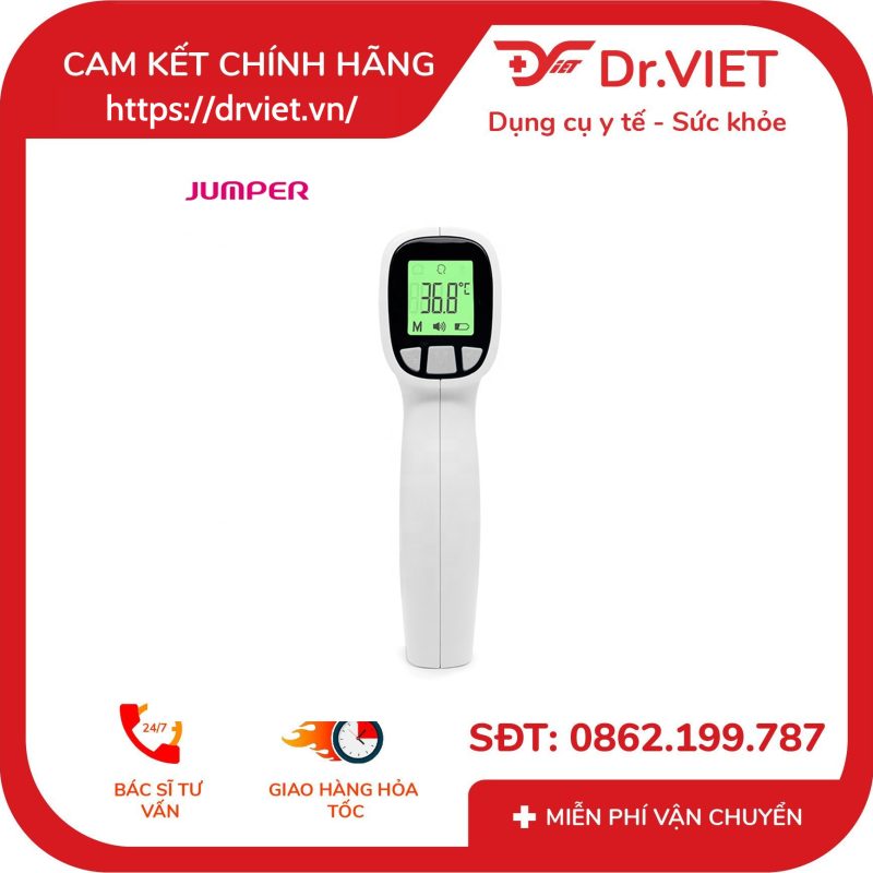 Nhiệt kế hồng ngoại không tiếp xúc Jumper JPD-FR202