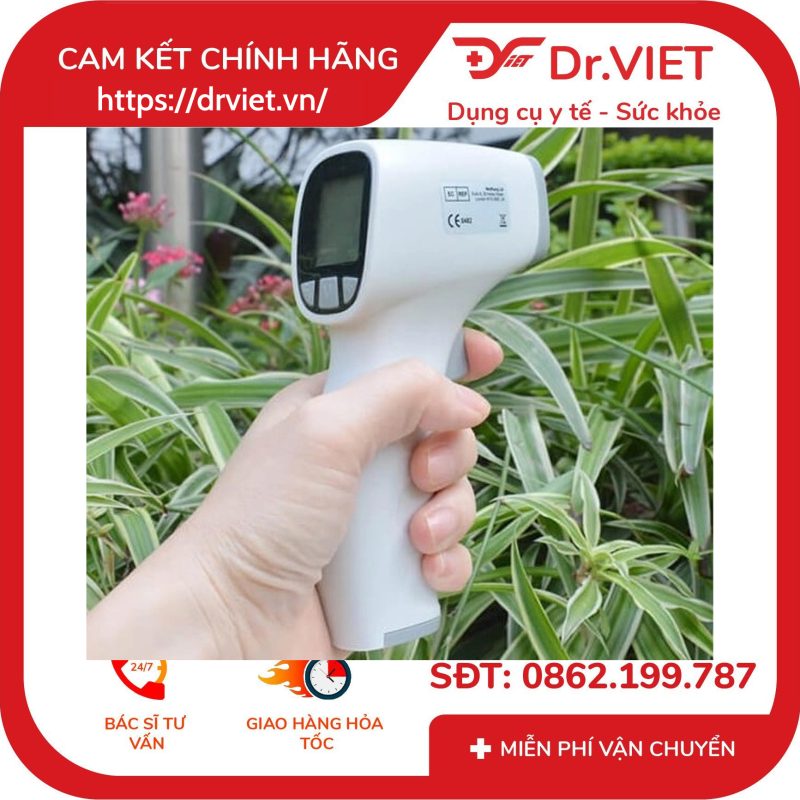 Nhiệt kế hồng ngoại không tiếp xúc Jumper JPD-FR202