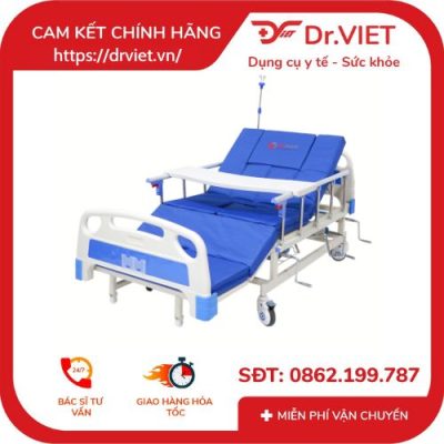 Giường bệnh nhân đa năng 4 tay quay Humed HM-C4 cao cấp 11 Giường bệnh nhân đa năng 4 tay quay Humed HM-C4 cao cấp