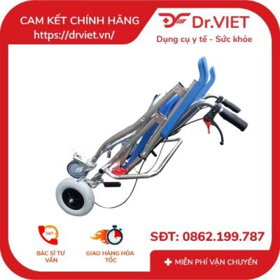 Ghế bô vệ sinh X-35 có bánh xe, thắng tay