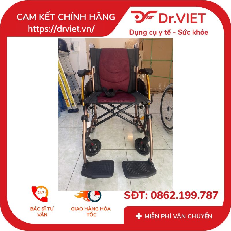 Xe lăn nhôm du lịch Lucass X-65 14 Xe lăn nhôm du lịch Lucass X-65