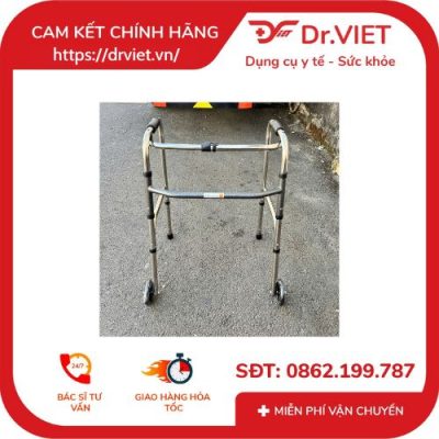 Khung tập đi inox Lucass W-717S 12 khung tập đi