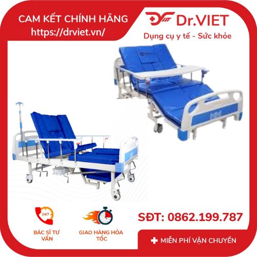 So sánh Giường bệnh nhân đa năng cơ 5 tay quay Humed HM-C5 và Giường bệnh nhân điện đa năng Humed HM-E3