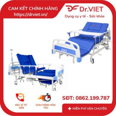 So sánh Giường bệnh nhân đa năng cơ 5 tay quay Humed HM-C5 và Giường bệnh nhân đa năng cơ 4 tay quay Humed HM-C4