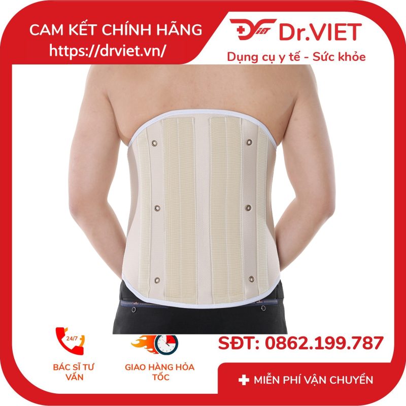 Áo vùng lưng H1-ORBE cố định cột sống giảm đau thắt lưng