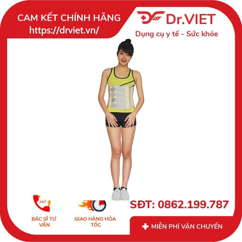 Áo vùng lưng H1-ORBE cố định cột sống giảm đau thắt lưng