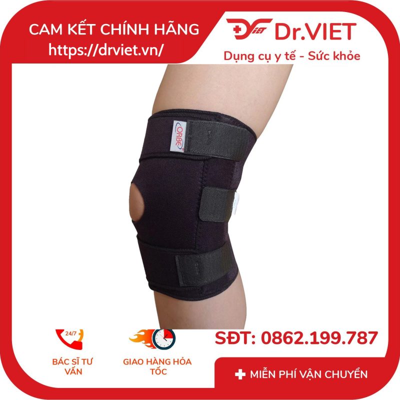 Băng Thun Gối Orbe H2 Hỗ trợ cố định vùng gối 12 Băng Thun Gối Orbe H2 Hỗ trợ cố định vùng gối