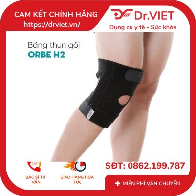 Băng Thun Gối Orbe H2 Hỗ trợ cố định vùng gối 17 Băng Thun Gối Orbe H2 Hỗ trợ cố định vùng gối