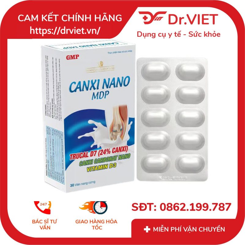 Canxi Nano MDP Dạng viên nang 11 Canxi Nano MDP Dạng viên nang