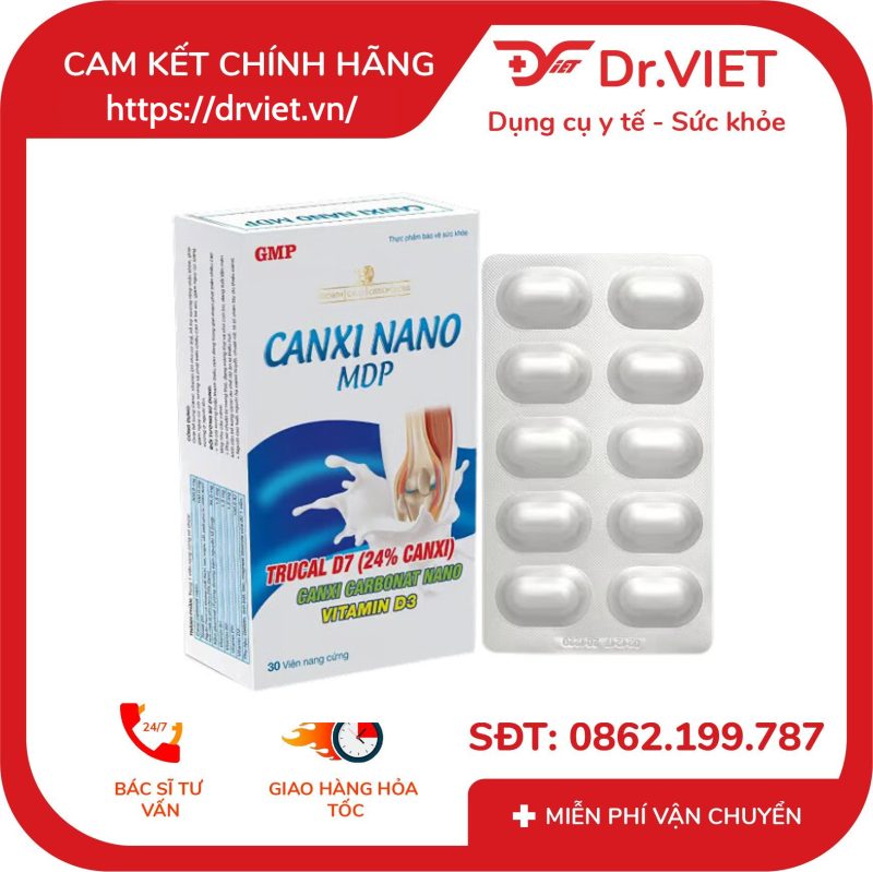 Canxi Nano MDP Dạng viên nang