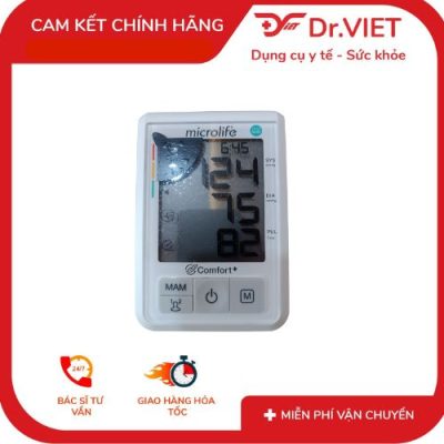 Máy đo huyết áp bắp tay điện tử Microlife B3 Comfort - Chất lượng đi kèm với sức khỏe tốt
