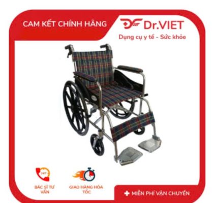 Xe lăn X-63L Xanh, đỏ, caro chính hãng