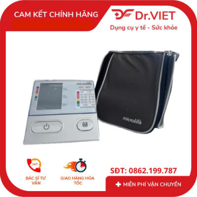 MÁY ĐO HUYẾT ÁP BẮP TAY MICROLIFE BP A100 PLUS 16 Máy Đo Huyết Áp Bắp Tay Microlife BP A100 Plus