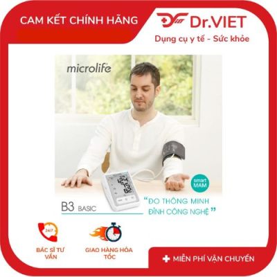 Máy đo huyết áp bắp tay điện tử Microlife B3 Comfort - Chất lượng đi kèm với sức khỏe tốt