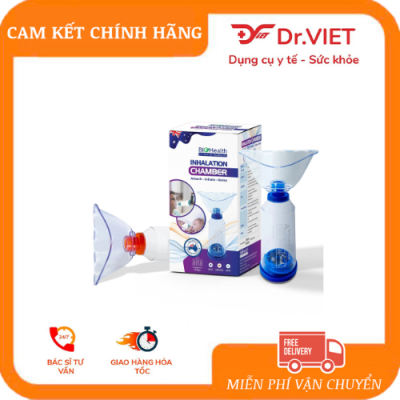 Buồng đệm khí dung BioHealth BH01 – Giải pháp tối ưu đưa thuốc vào phổi, giảm lượng thuốc đọng ở miệng và cổ họng 2 Buồng đệm khí dung