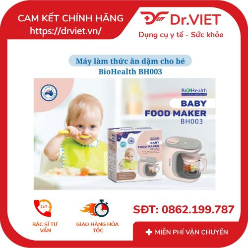 Máy làm thức ăn dặm cho bé BioHealth BH003