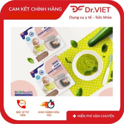 Máy làm thức ăn dặm cho bé BioHealth BH003 2 máy làm thức ăn dặm
