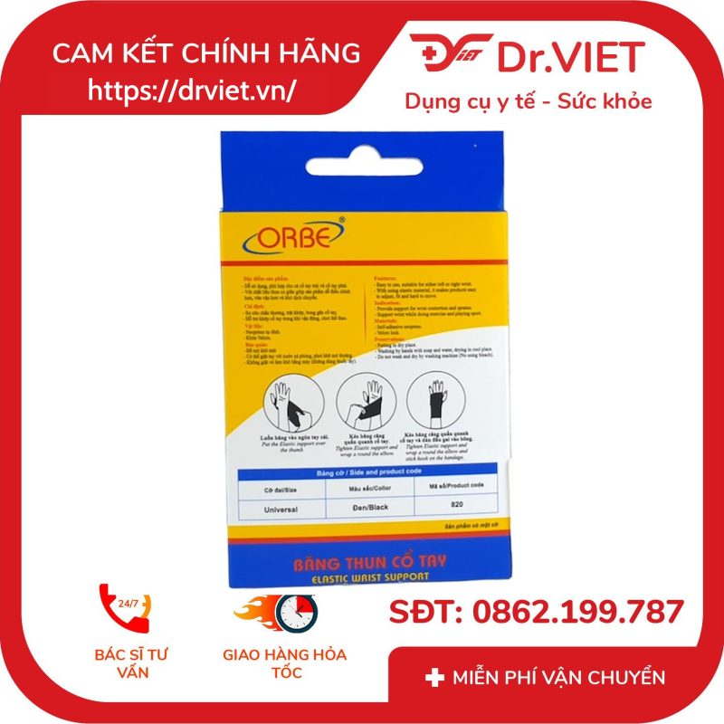 Băng Thun Cổ Tay Orbe 820