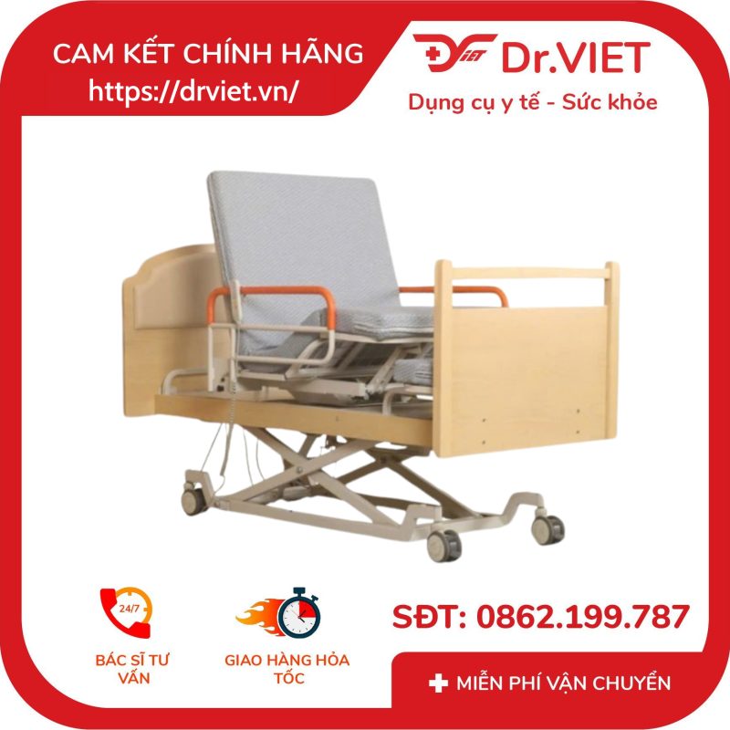 Giường Bệnh Điều Khiển Điện Lucass GB-5XE 10 Giường Bệnh Điều Khiển Điện Lucass GB-5XE