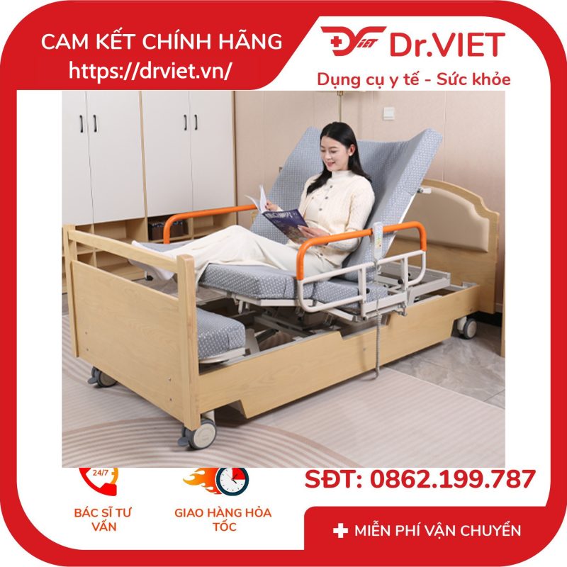 Giường Bệnh Điều Khiển Điện Lucass GB-5XE 12 Giường Bệnh Điều Khiển Điện Lucass GB-5XE