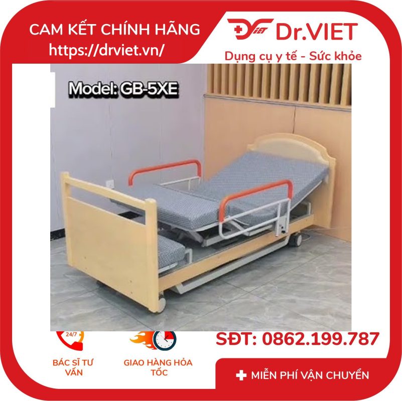Giường Bệnh Điều Khiển Điện Lucass GB-5XE 13 Giường Bệnh Điều Khiển Điện Lucass GB-5XE
