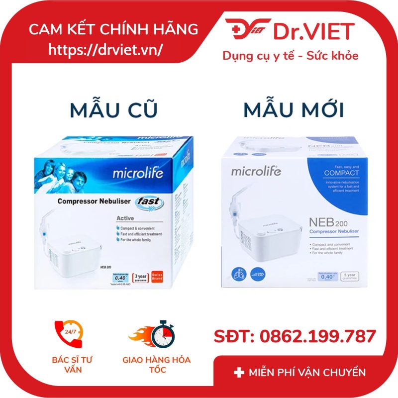 Máy xông khí dung Microlife NEB200 11 Máy xông khí dung Microlife NEB200