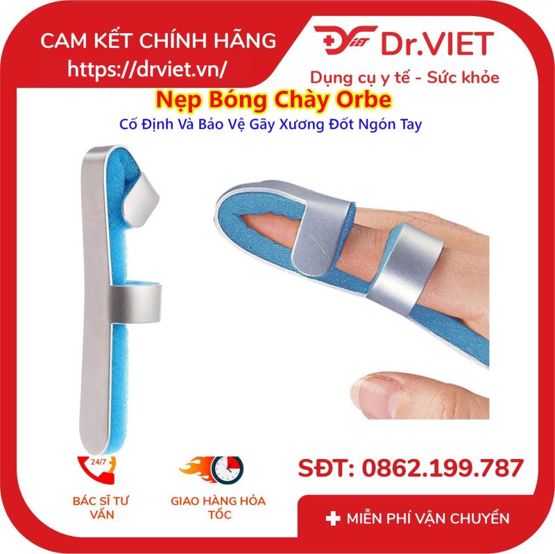 Nẹp bóng chày ORBE hỗ trợ cố định xương ngón tay