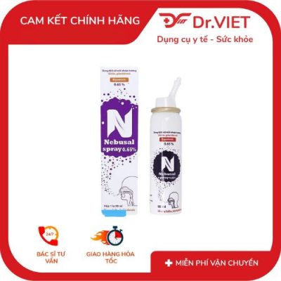 Dung Dịch Xịt Mũi Nebusal Spray 0.65% 50ml: Giải Pháp Hiệu Quả Cho Vấn Đề Hô Hấp