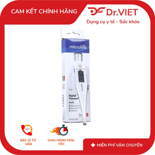 Nhiệt Kế Điện Tử Microlife MT550 Hàng Chính Hãng An Toàn