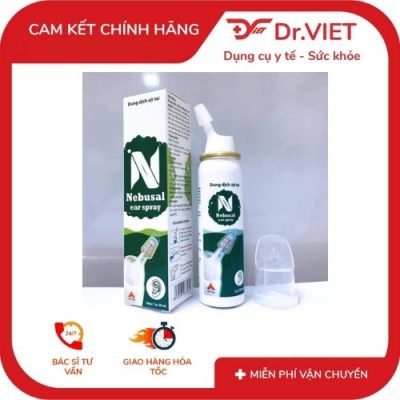 Xịt tai không kích ứng Nebusal – Làm sạch nhẹ dịu 50ml 4 Xịt tai không kích ứng