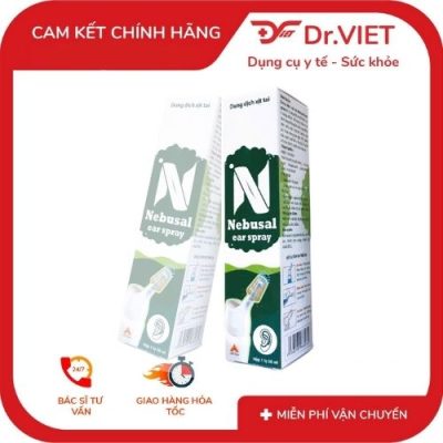 Xịt tai không kích ứng Nebusal – Làm sạch nhẹ dịu 50ml 3 Xịt tai không kích ứng