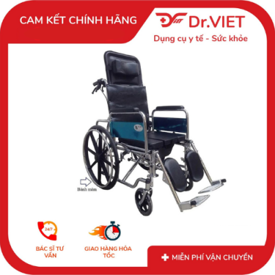 Xe lăn đa năng Lucass X-767B bánh mâm – Giải pháp chăm sóc tối ưu 9 xe lăn X-767B