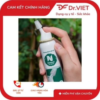 Xịt tai không kích ứng Nebusal – Làm sạch nhẹ dịu 50ml 5 xịt tai không kích ứng