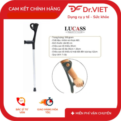 Nạng khuỷu tay hợp kim nhôm Lucass C37-1 Chiếc