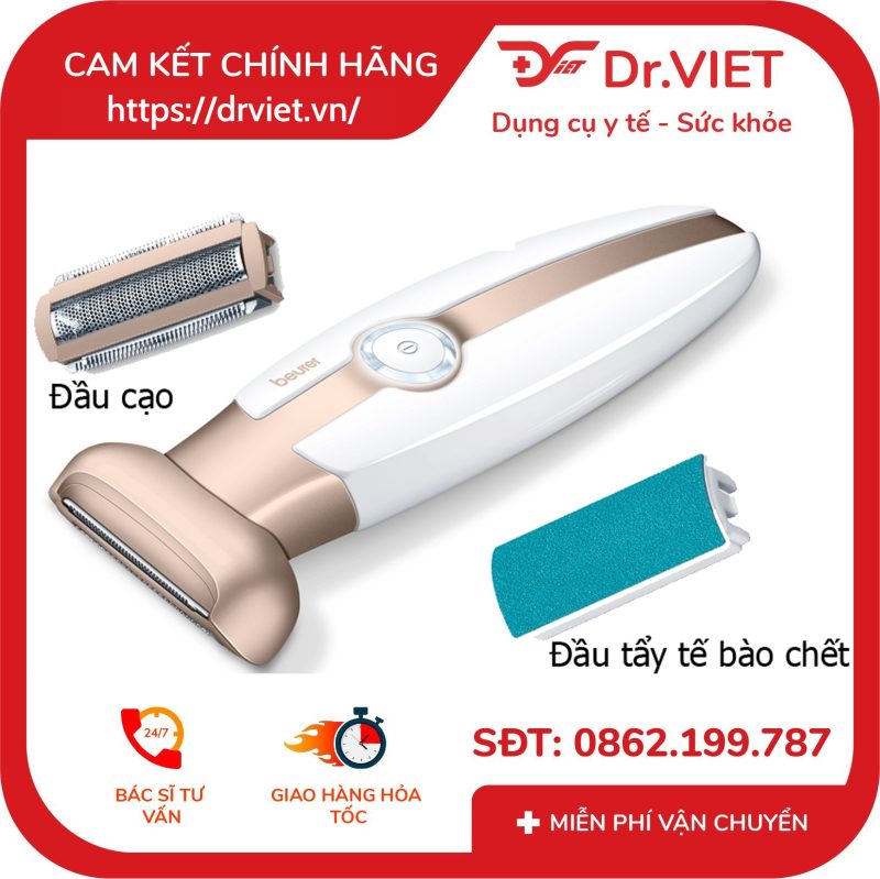 Máy cạo lông và tẩy da chết Beurer HL35