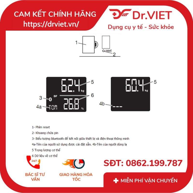 Cân phân tích cơ thể Beurer BF700 Bluetooth 12 Cân phân tích cơ thể Beurer BF700 Bluetooth