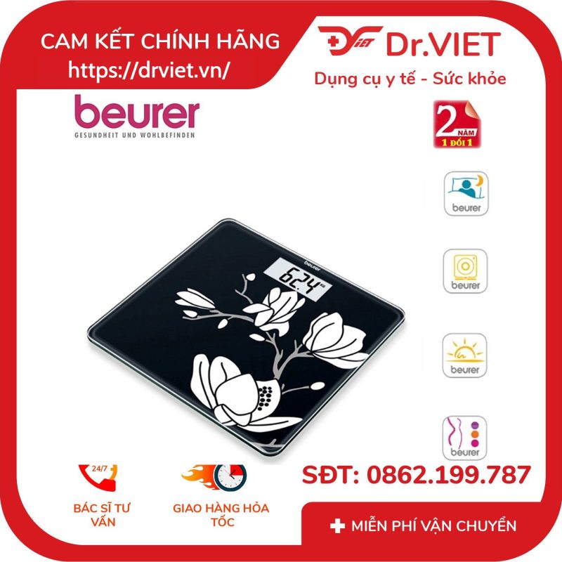 Alternative view of Cân sức khoẻ điện tử Beurer GS211