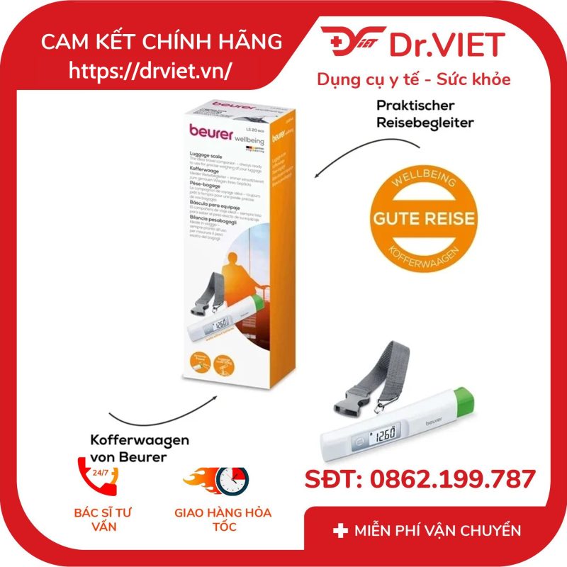 Cân hành lý Beurer LS20 Eco 13 Cân hành lý Beurer LS20 Eco