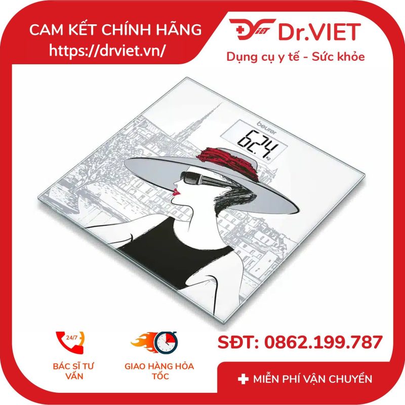 Cân điện tử mặt kính Beurer GS209 11 Cân điện tử mặt kính Beurer GS209